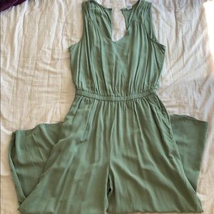 Wide legged cropped jumpsuit from Old Navy